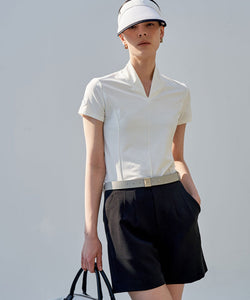 Anell Golf Flexi Flat Shorts - Basic Black