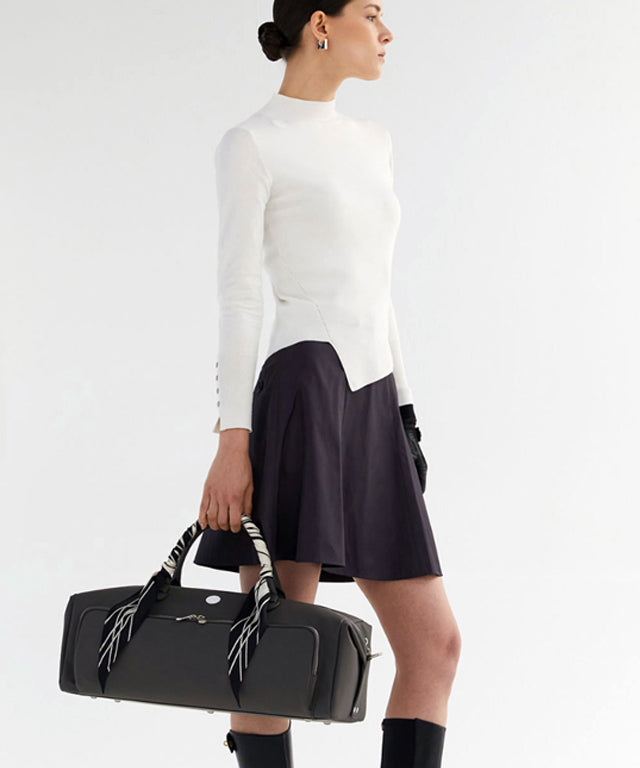 Anell Golf Classic Slim Knit Top - Ivory