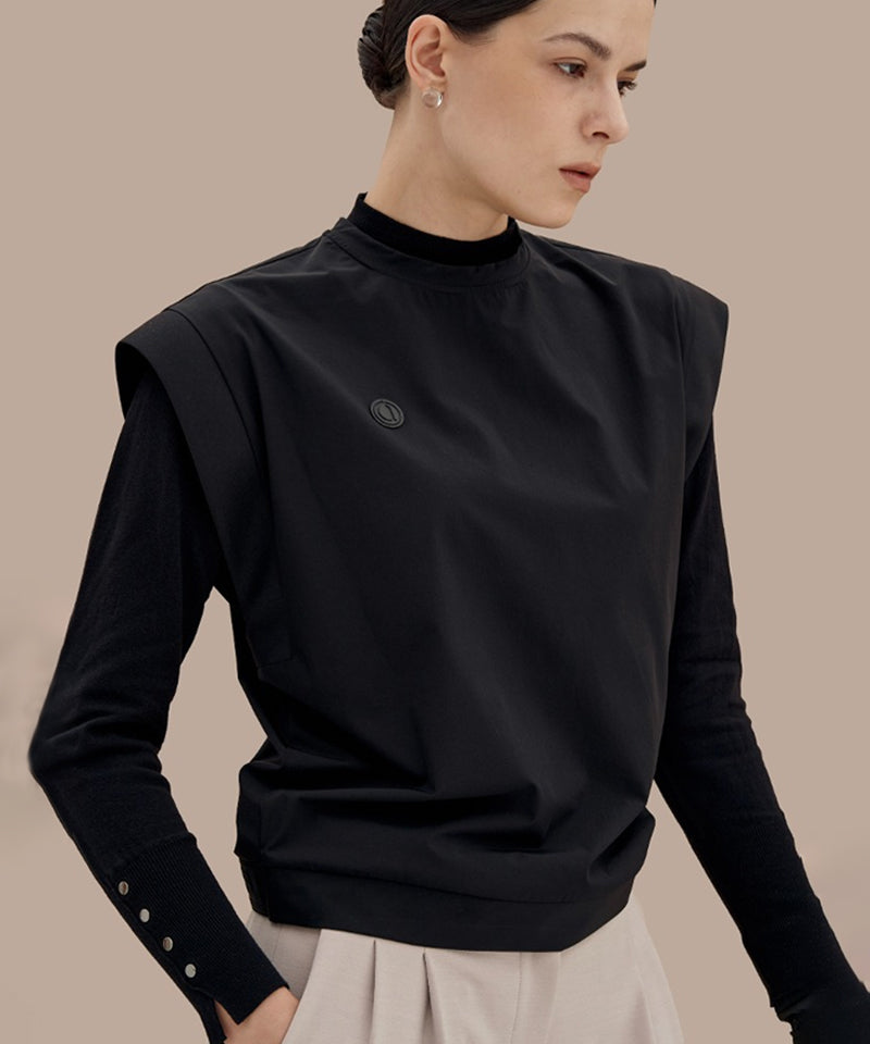 Anell Golf Layer Wind Vest - Black