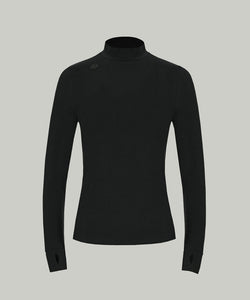Anell Golf  Slim Air Turtleneck - Black