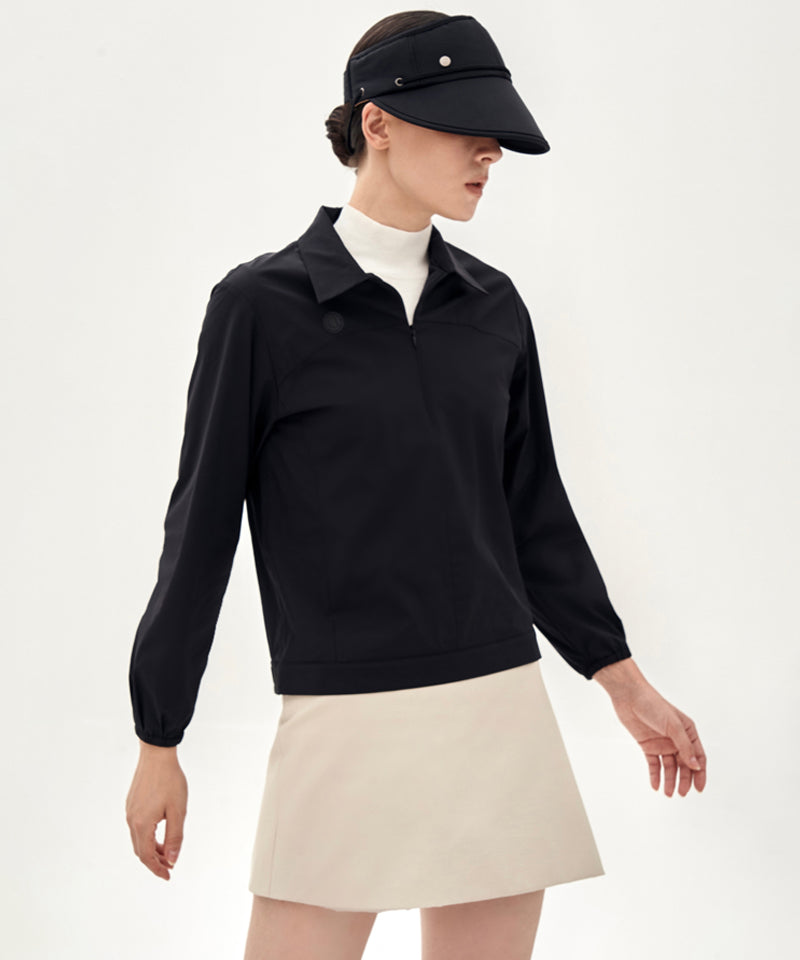 Anell Golf Essential Windproof Windshirt - Black