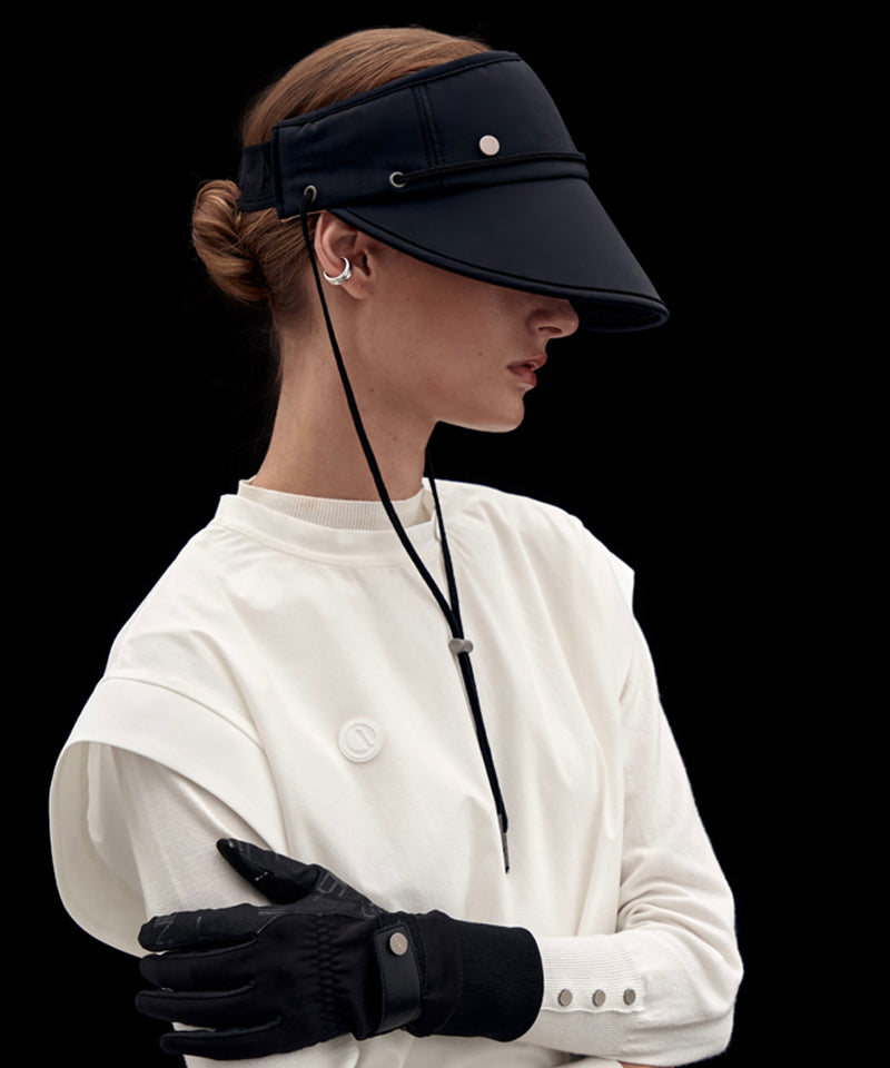 Anell Golf Layer String Visor - Black