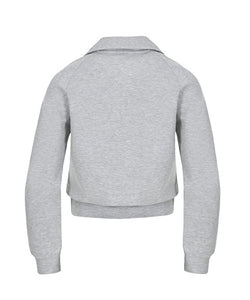Anell Golf  Airy Round Half Zip-Up - Melan Gray