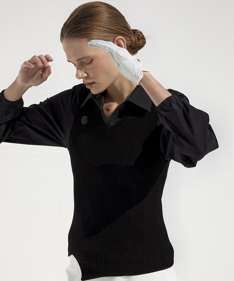 Anell Golf Essential Windproof Windshirt - Black