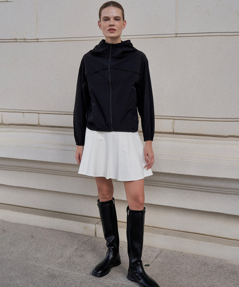 Anell Golf Plain Air Wind Jumper - Black