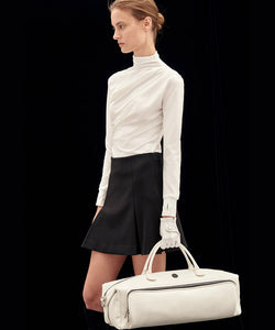 Anell Golf Wearing Boston Bag - Matte White