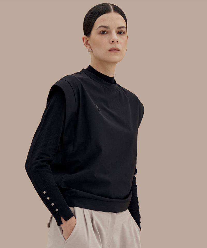 Anell Golf Layer Wind Vest - Black