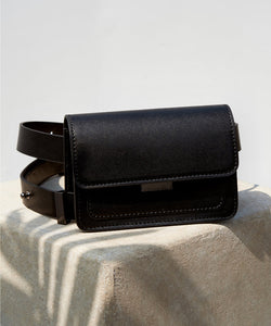Anell Golf Flap Belt Bag - Black