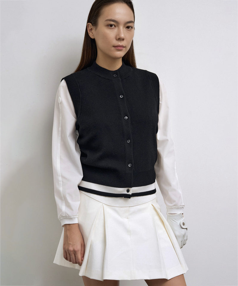 Anell Golf Clea Tuck Skirt - White