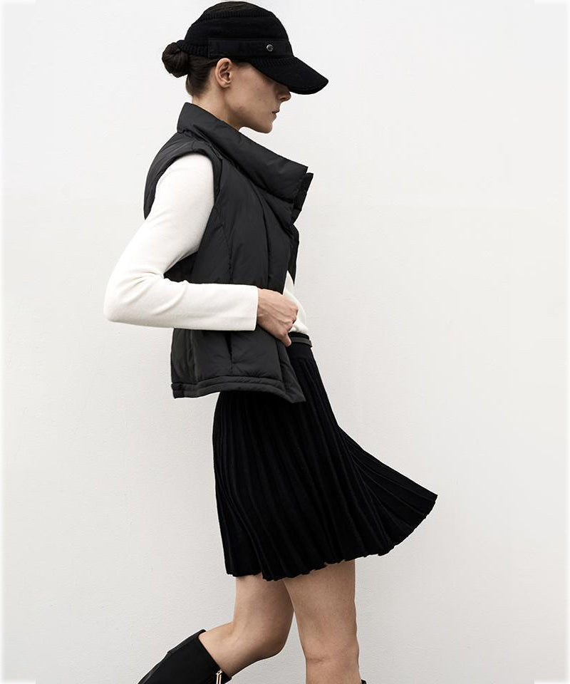 Anell Golf Warming Knit Visor - Black