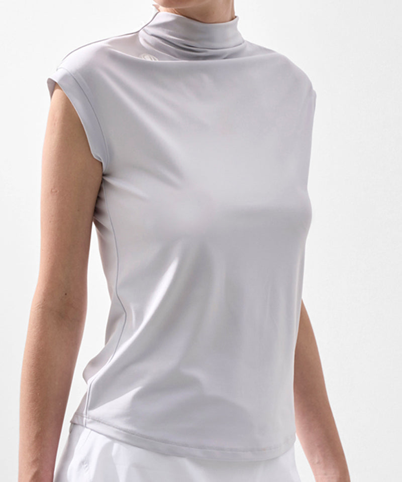 Anell Golf Sleeveless Cool Soft Top - Light Gray
