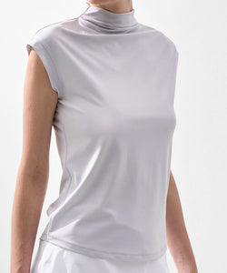 Anell Golf Sleeveless Cool Soft Top - Light Gray