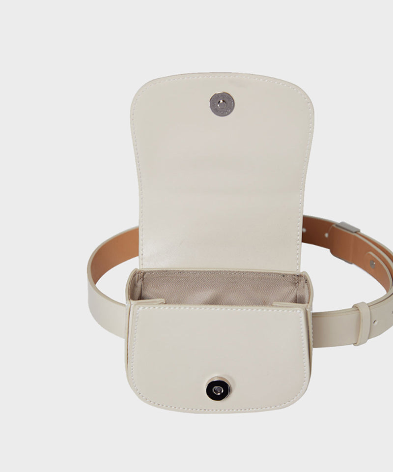 Anell Golf Tote Belt Bag - Cream Beige
