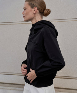 Anell Golf Plain Air Wind Jumper - Black