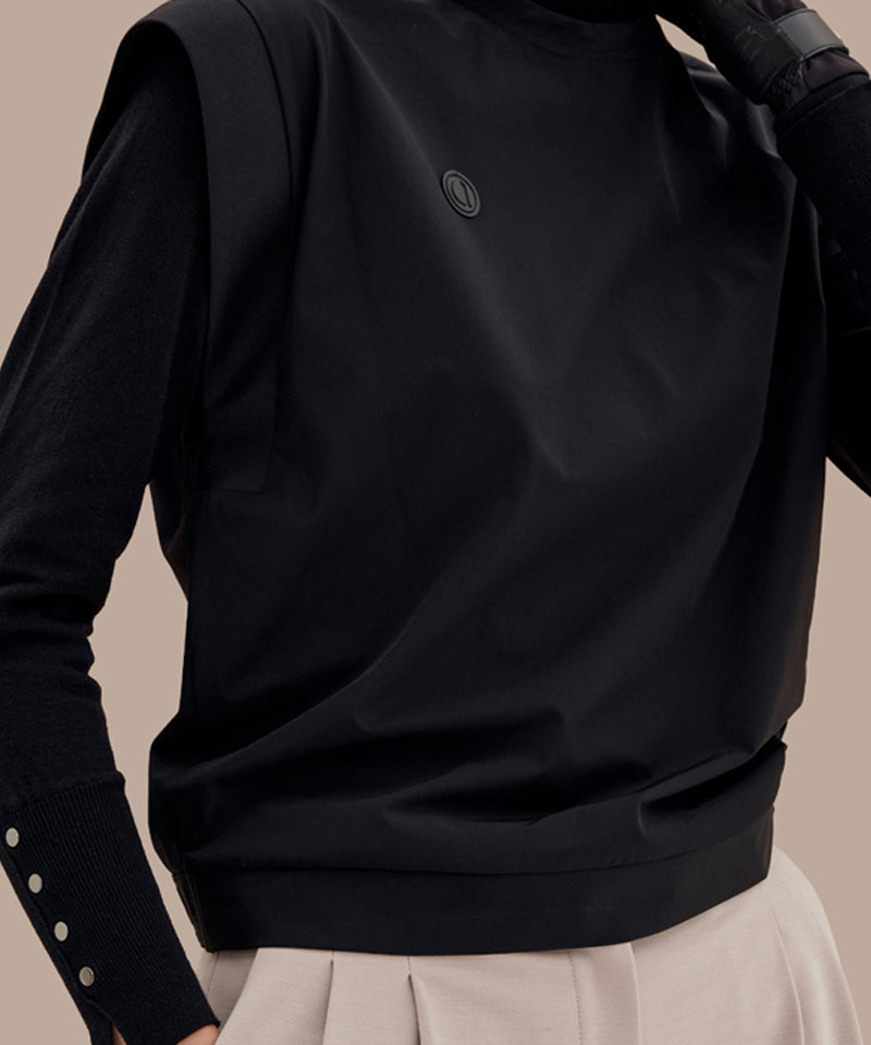 Anell Golf Layer Wind Vest - Black