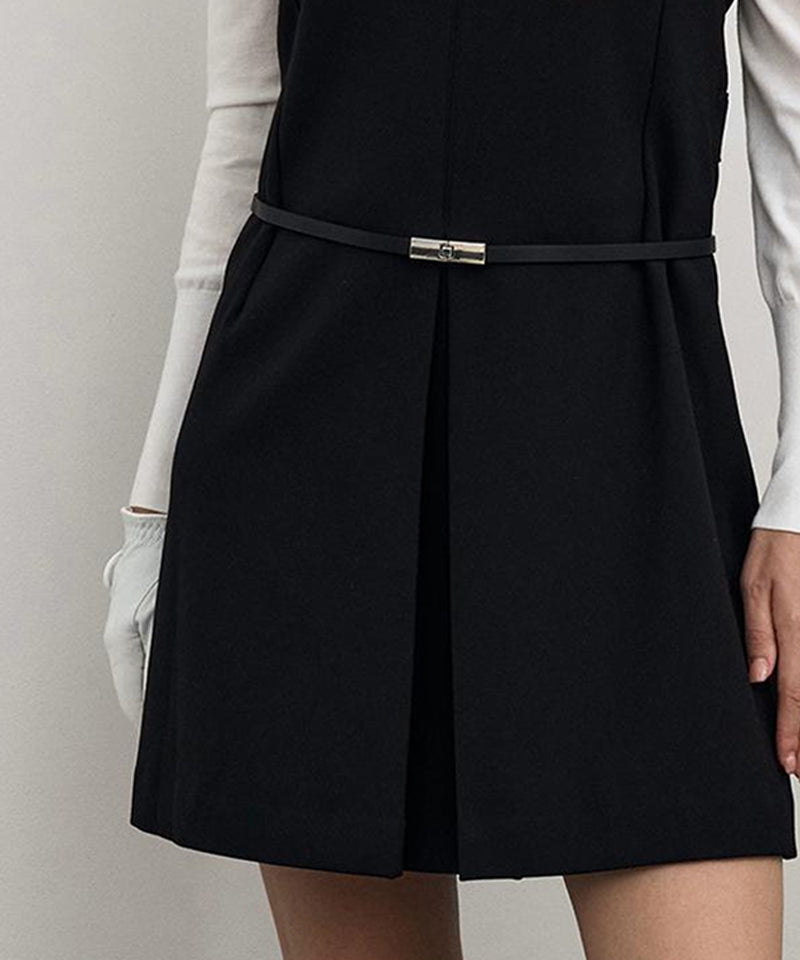 Anell Golf Heritage Mini Belt - Black