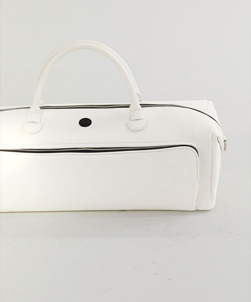 Anell Golf Wearing Boston Bag - Matte White