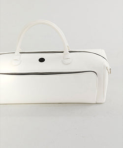 Anell Golf Wearing Boston Bag - Matte White