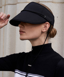 Anell Golf Layer String Visor - Black