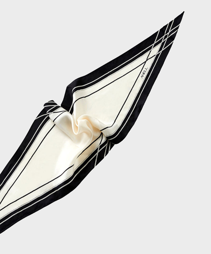 Anell Golf Mu Silk Scarf - Black
