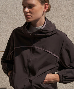 Anell Golf Plain Air Wind Jumper - Deep Brown