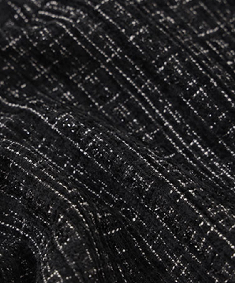 Anell Golf Tweed Shorts - Black