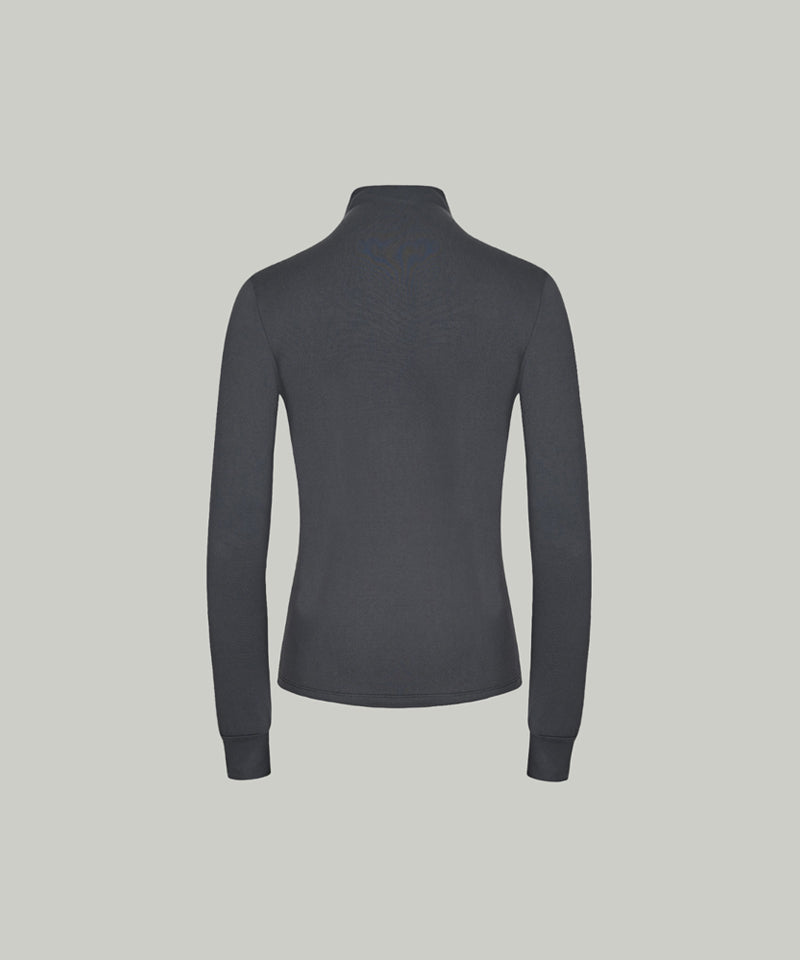 Anell Golf Soft Stretch Top - Charcoal