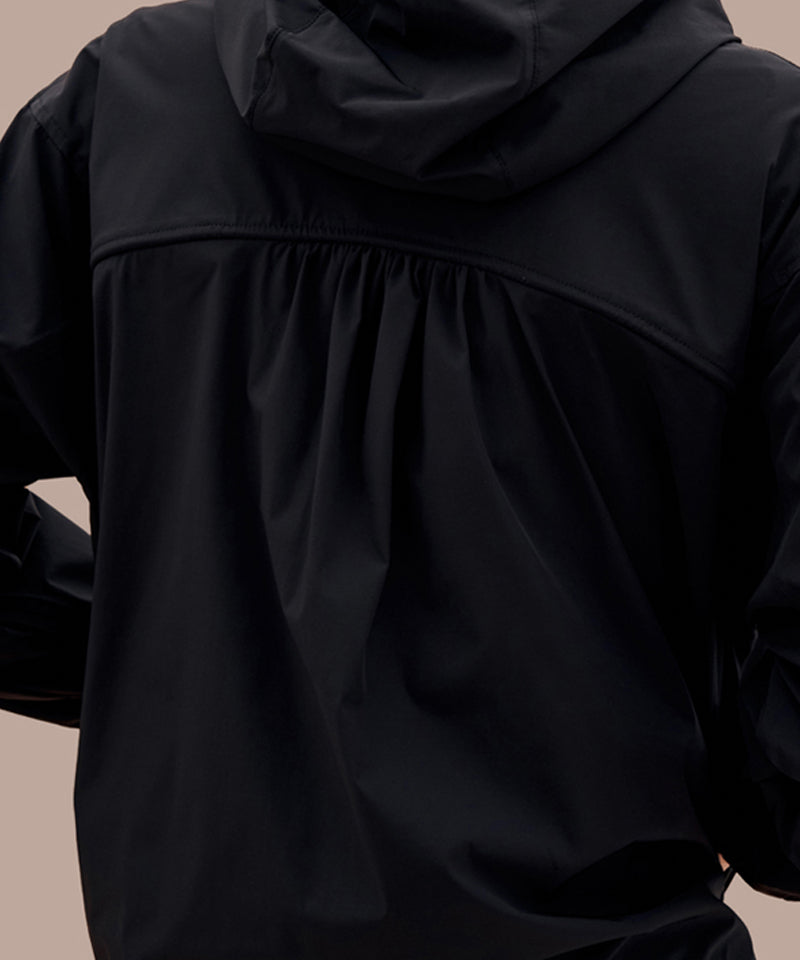Anell Golf Plain Air Wind Jumper - Black