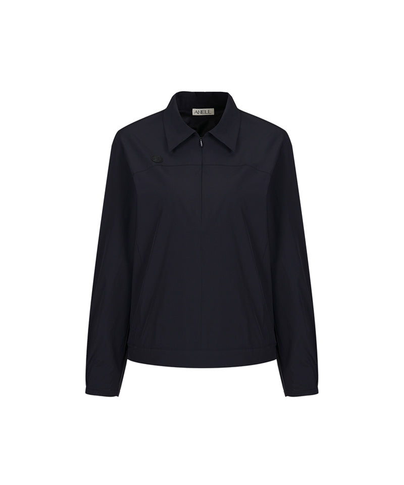 Anell Golf Essential Windproof Windshirt - Black