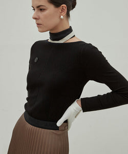 Anell Golf Bold Pleated Skirt - Brown