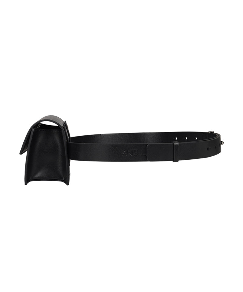 Anell Golf Flap Belt Bag - Black