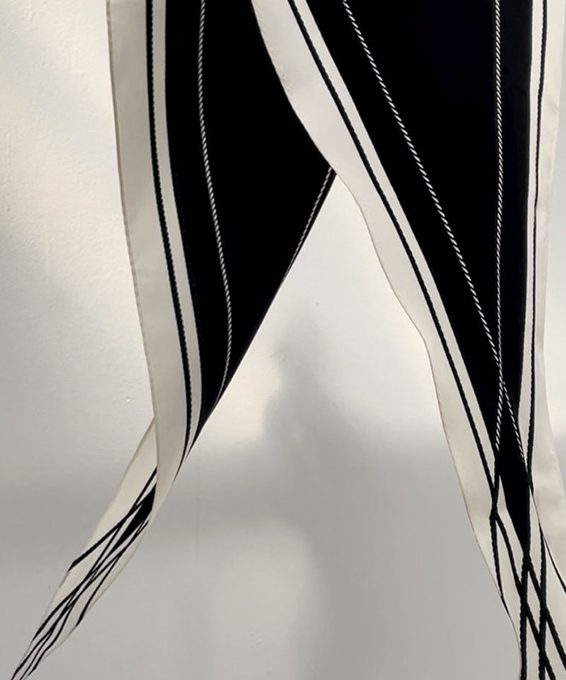 Anell Golf Mu Silk Scarf - Black