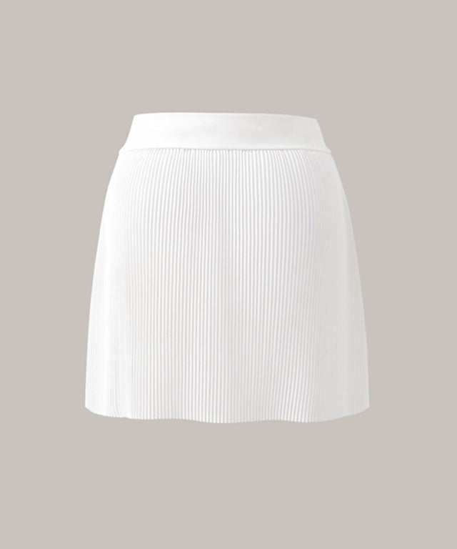 Anell Golf Light Pleated Skirt - White