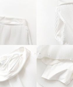 Anell Golf Light Pleated Skirt - White