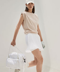 Anell Golf Light Pleated Skirt - White
